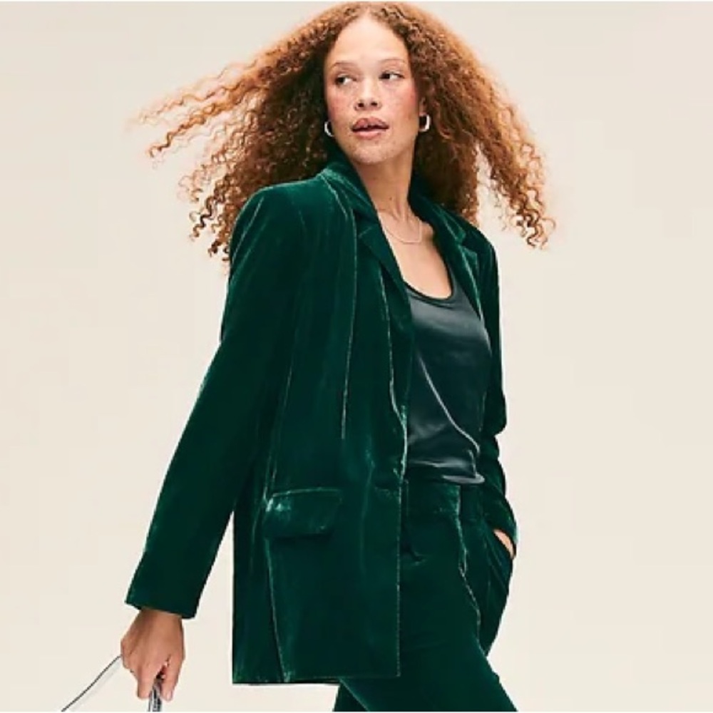 Velvet style old navy blazer